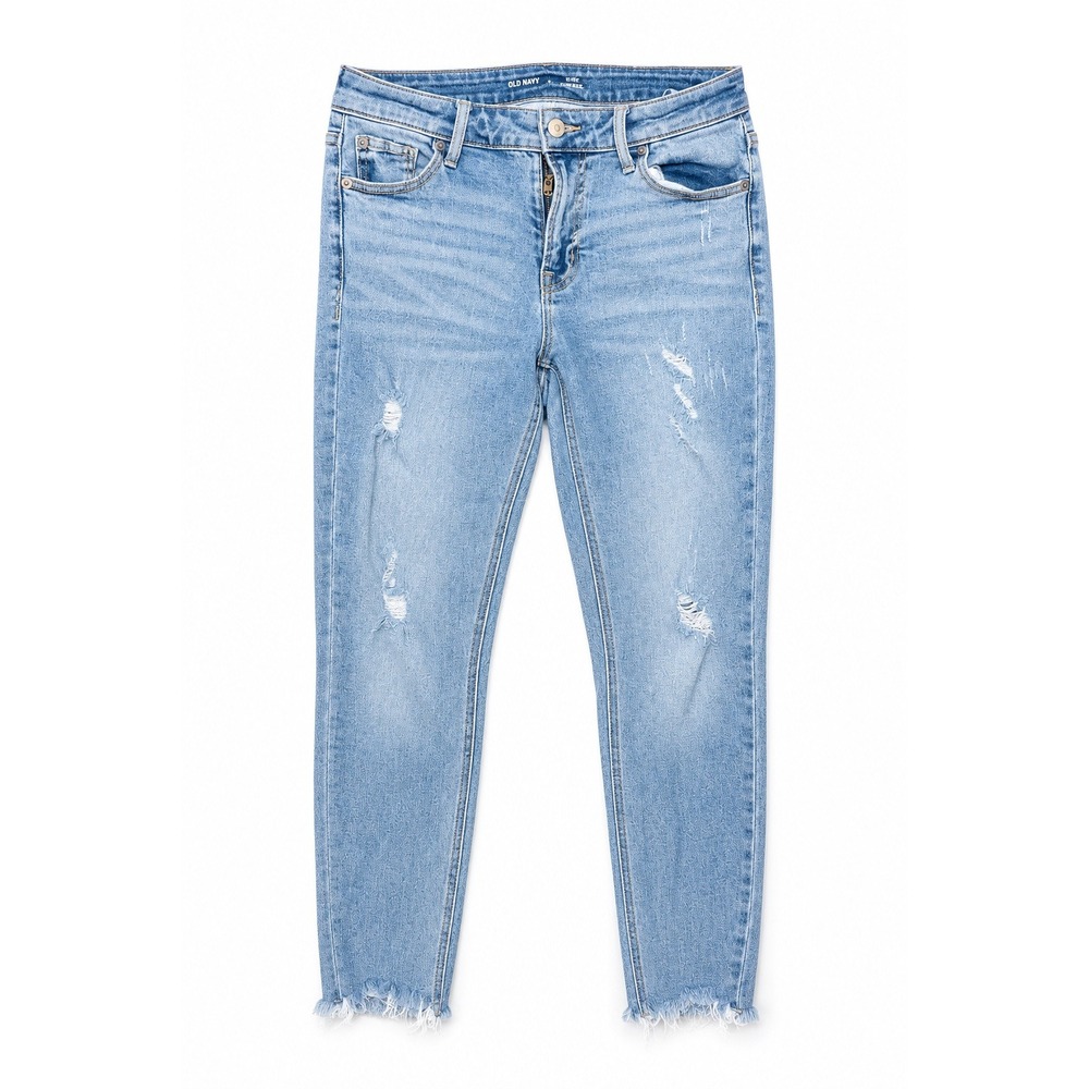Old Navy Mid-Rise Rockstar Super Skinny Jeans Size 6